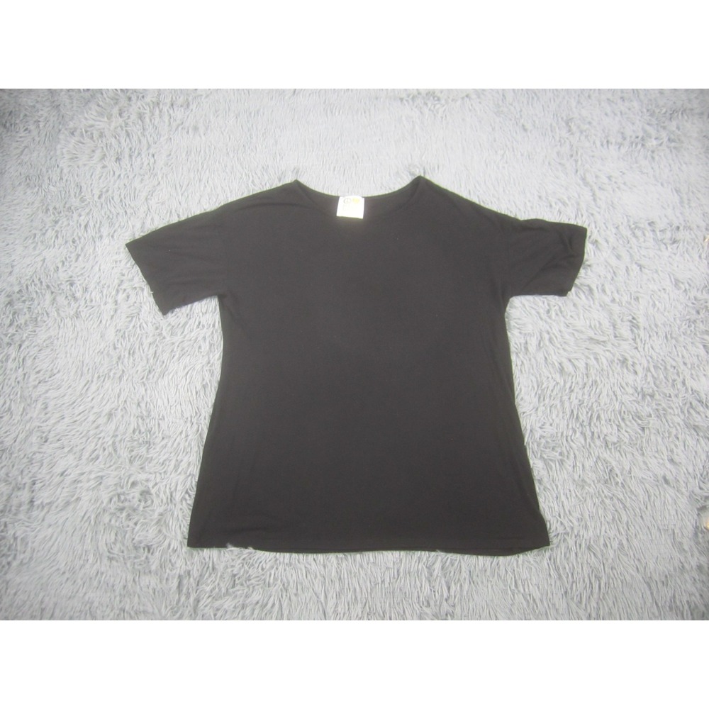 Peace Love Cake Shirt Womens Medium Black‎ Short Sleeve